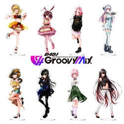 Hot Game D4DJ Groovy Mix Figures Togetsu Rei Aimoto Rinku Cosplay Cute Cartoon Acrylic Stand Model Plate Desk Decor Collection