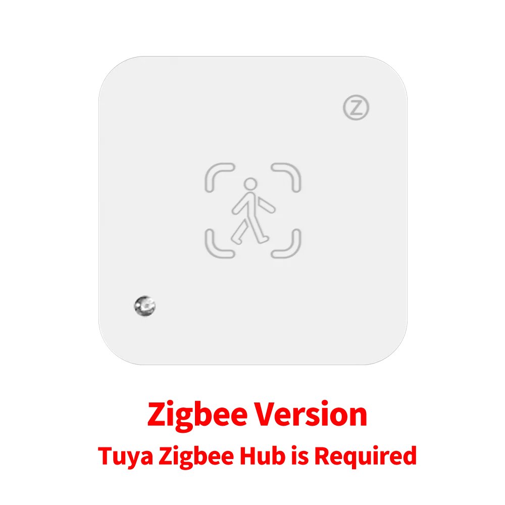 Tuya Zigbee WiFi Anwesenheitssensor MmWave Radar-Detektor mit Helligkeitssensor für Smart Home Smart Life Ersatz für PIR-Sensor