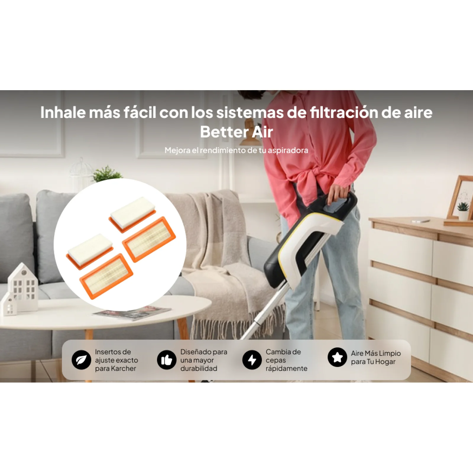 

4pcs/set Robotic Vacuum Cleaner Filter for 0 DS5600 DS5800