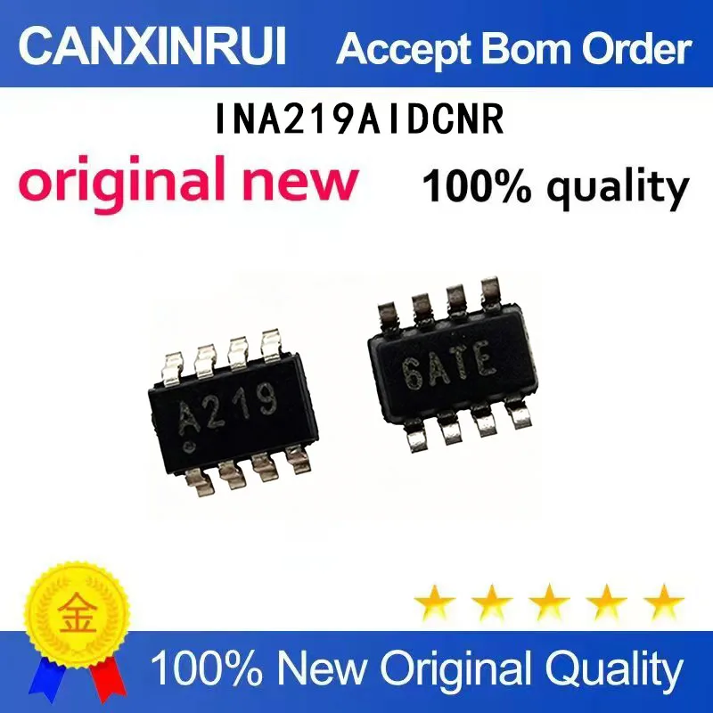 

(5-100 Pieces) Brand new original INA219AIDCNR silk screen A219 SOT23-8 spot chip IC