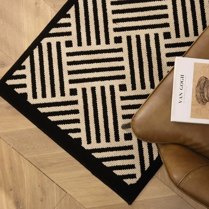 Entrance door mat, entry carpet, living room & bedside rug, household dirt-resistant floor mat