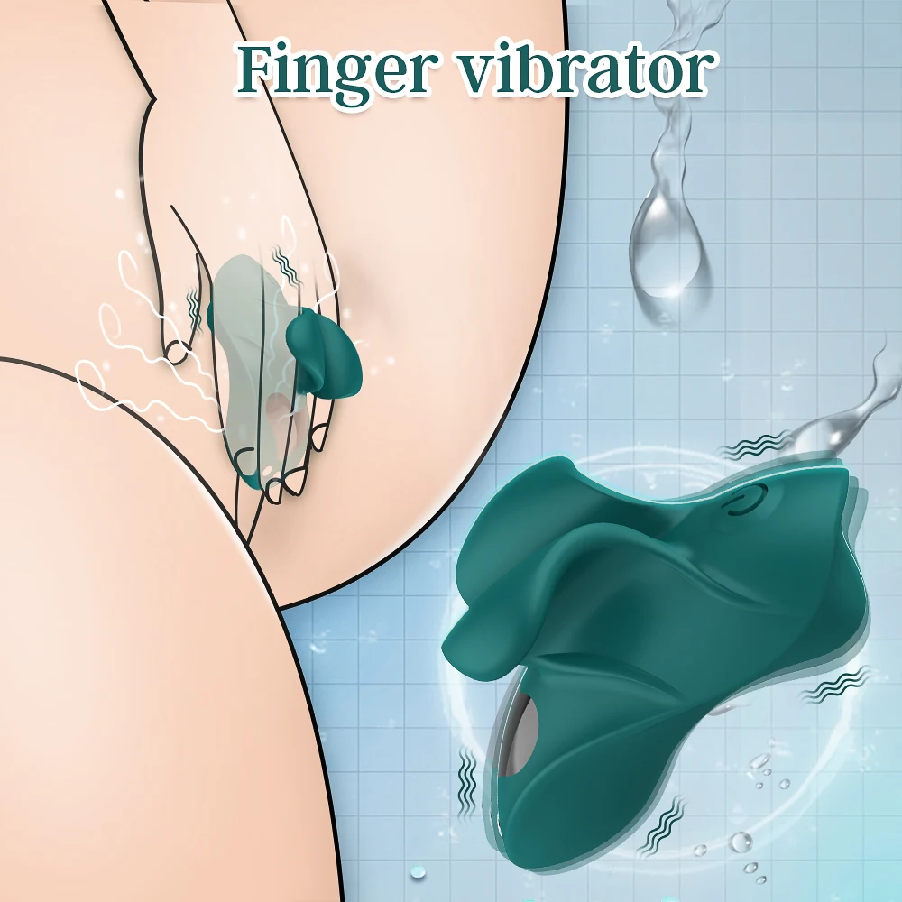 Mini vibratore da dito giocattoli adulti del sesso per le donne 9 modalità di vibrazione proiettile capezzolo punto G stimolatore clitorideo coppie adulte piacere