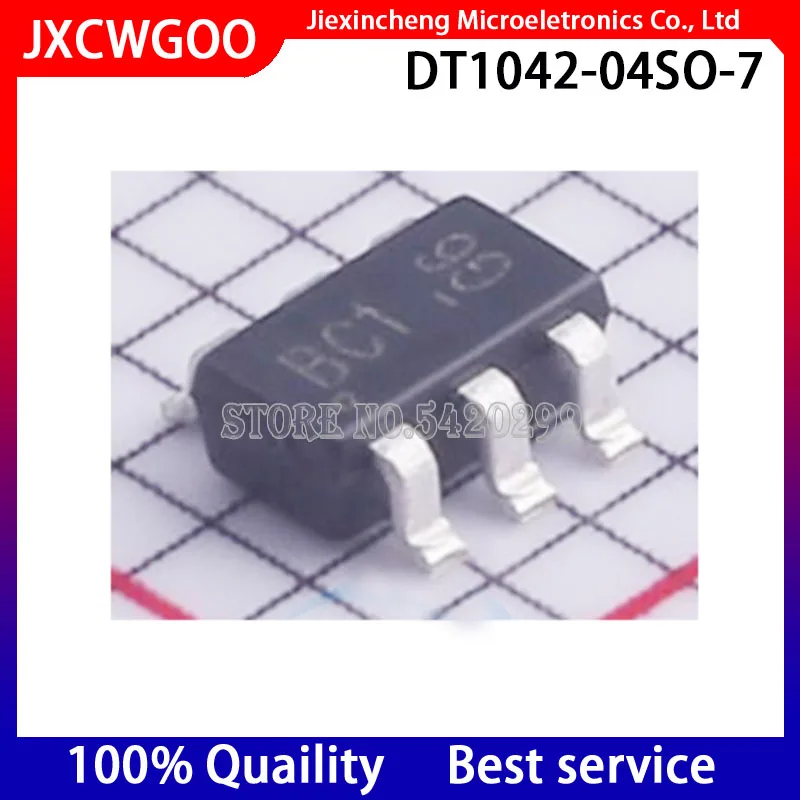 20PCS DT1042-04SO-7 marking:BC1 DT1042 SOT23-6 New original