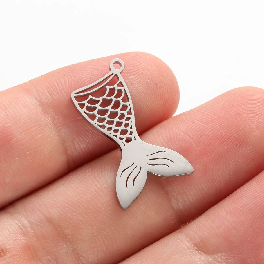 Verschiedene Tieranhänger aus Edelstahl (Gecko, Schmetterling, Pferd) für die Schmuckherstellung, Halsketten, Armbänder, DIY-Zubehör. – Detail 16