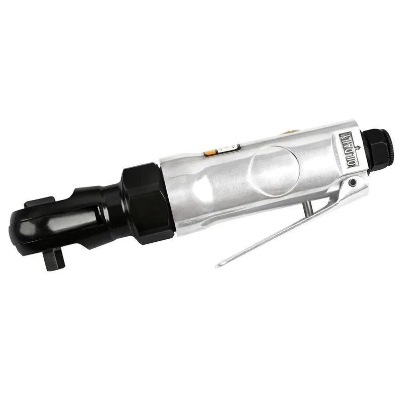 1/4 Mini Pneumatic Ratchet Wrench 3/8 Right Angle 90 Degree Wind Cannon Pneumatic Front Back Quick Wrench Powerful Wind Trigger