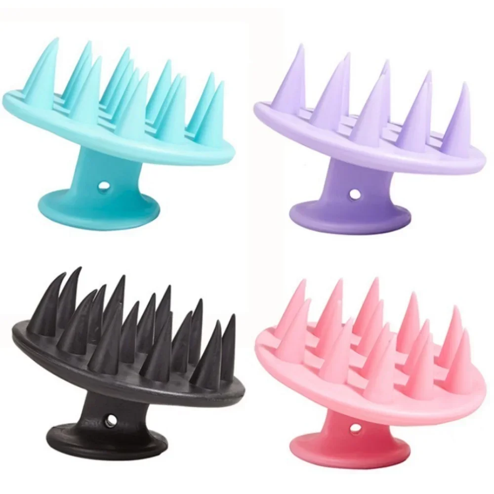 Brosse à Shampoing en Silicone pour le Énergie du Cuir oral elu, Peigne de Lavage des Cheveux, pour le Corps, Bain, Douche, Outil de Coiffure pour Salon