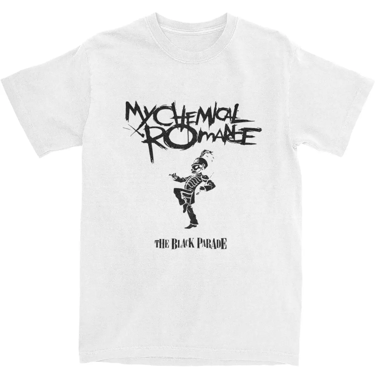 I Don't Love You To Join The Black Parade T Shirt My My Chemical Romance Mcr Band T Shirts Pure Cotton Tshirt Short Sleeves Tees