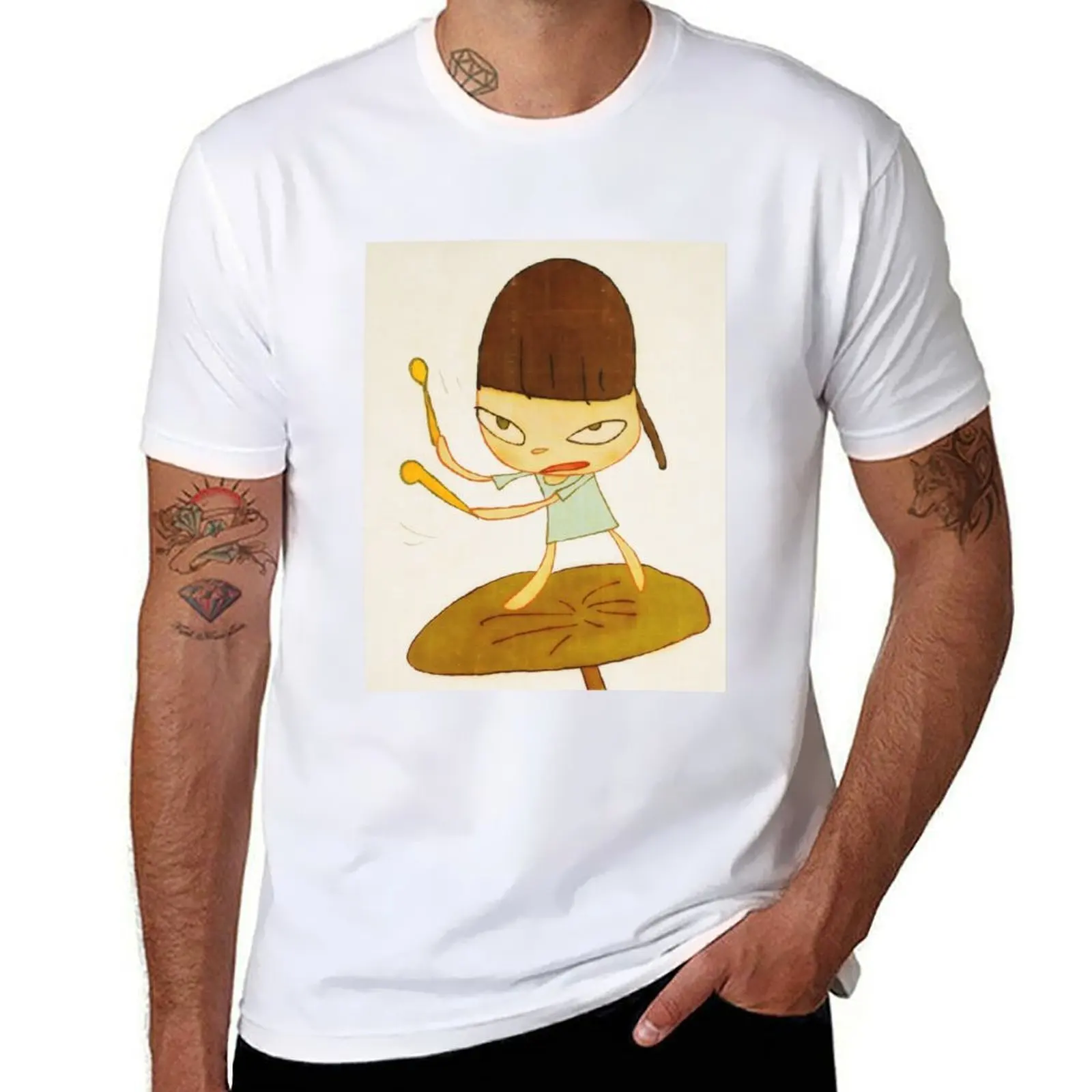 

Nara Yoshimoto Art Japanese, pop art T-Shirt graphic t shirts for man t shirts for man slim fit T-Shirt