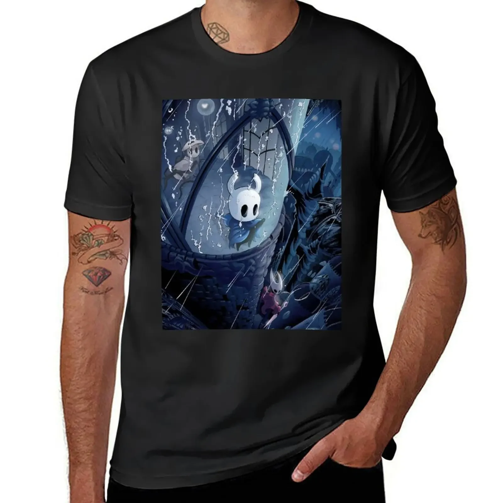 hollow knight T-Shirt oversized anime stuff sweat shirts, men