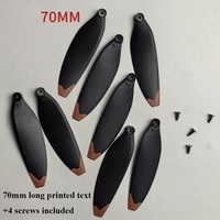 Universal Folding Propeller Blades Plastic Black Remote Control Drone Parts 64mm/70mm Quadcopter Spare Blade