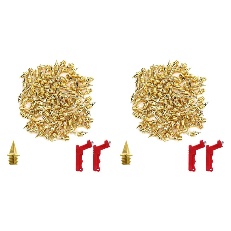 

Y49A-240 шт. 1/4-дюймовые гусеничные шипы для гусеничных обуви, сменные шипы для кросс-кантрі, короткие кроссовки с шиповым ключом