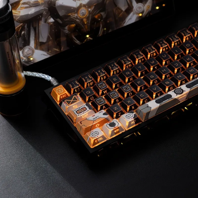 Starry Light Interstellar Theme Keycaps Cherry Profile Custom Keycaps Fit Wooting68 Atk68 60/65/68/75/87/108 Mechanical Keyboard