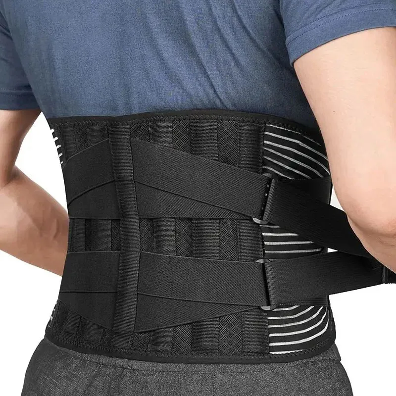 

Back Brace Adjustable Waist Belt Support Brace for Lumbar Trainer Sweat for Sports New Assistance Cushion