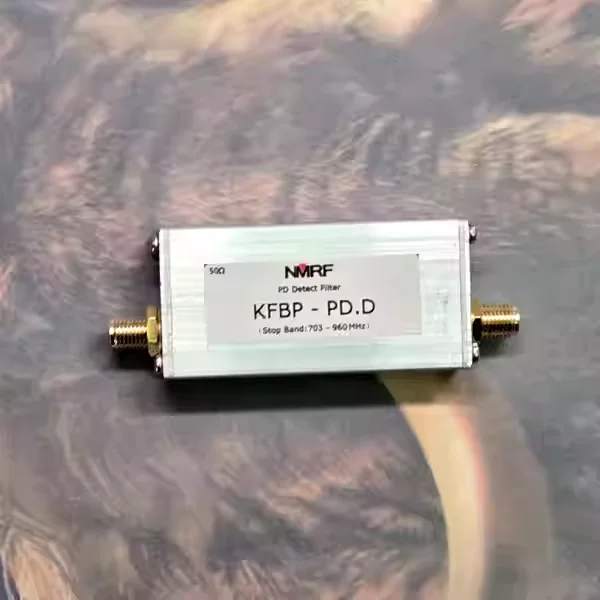 300-1500MHz wide stopband power equipment partial discharge detection dedicated filter, SMA interface