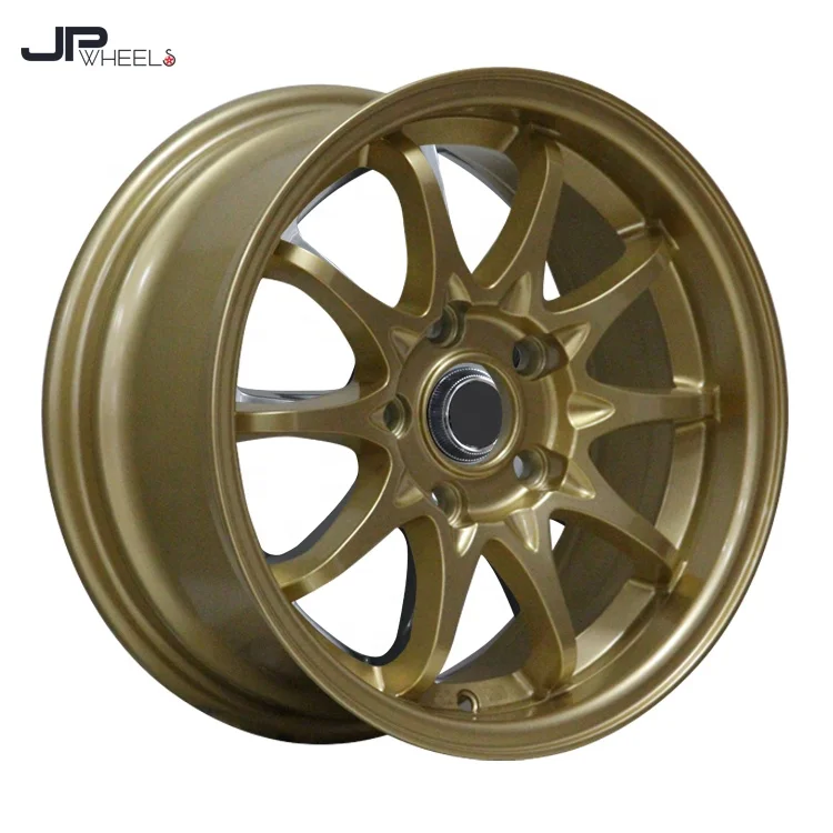 Multi‑Spoke 5x114.3 Bronze Gold Silver Blue 10‑Spoke‑Design Casting Alloy Universal Passenger Car Wheel RimsB8,B9,C7,C8,Q5 FY