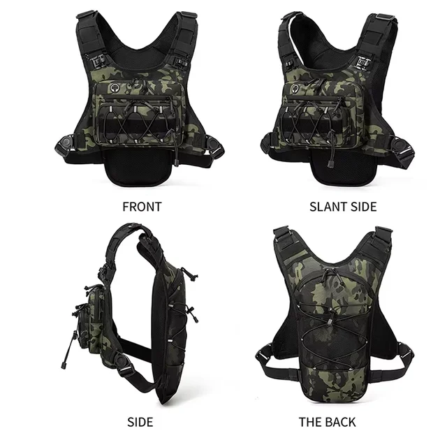 Running Chest Pack Hydration Vest For Cycling Hiking Bicycle Race Marathon Bag Men Women Sports Tactical Pouch Camping Backpack 6 Running Chest Pack Hydration Vest For Cycling Hiking Bicycle Race Marathon Bag Men Women Sports Tactical Pouch Camping Backpack 6