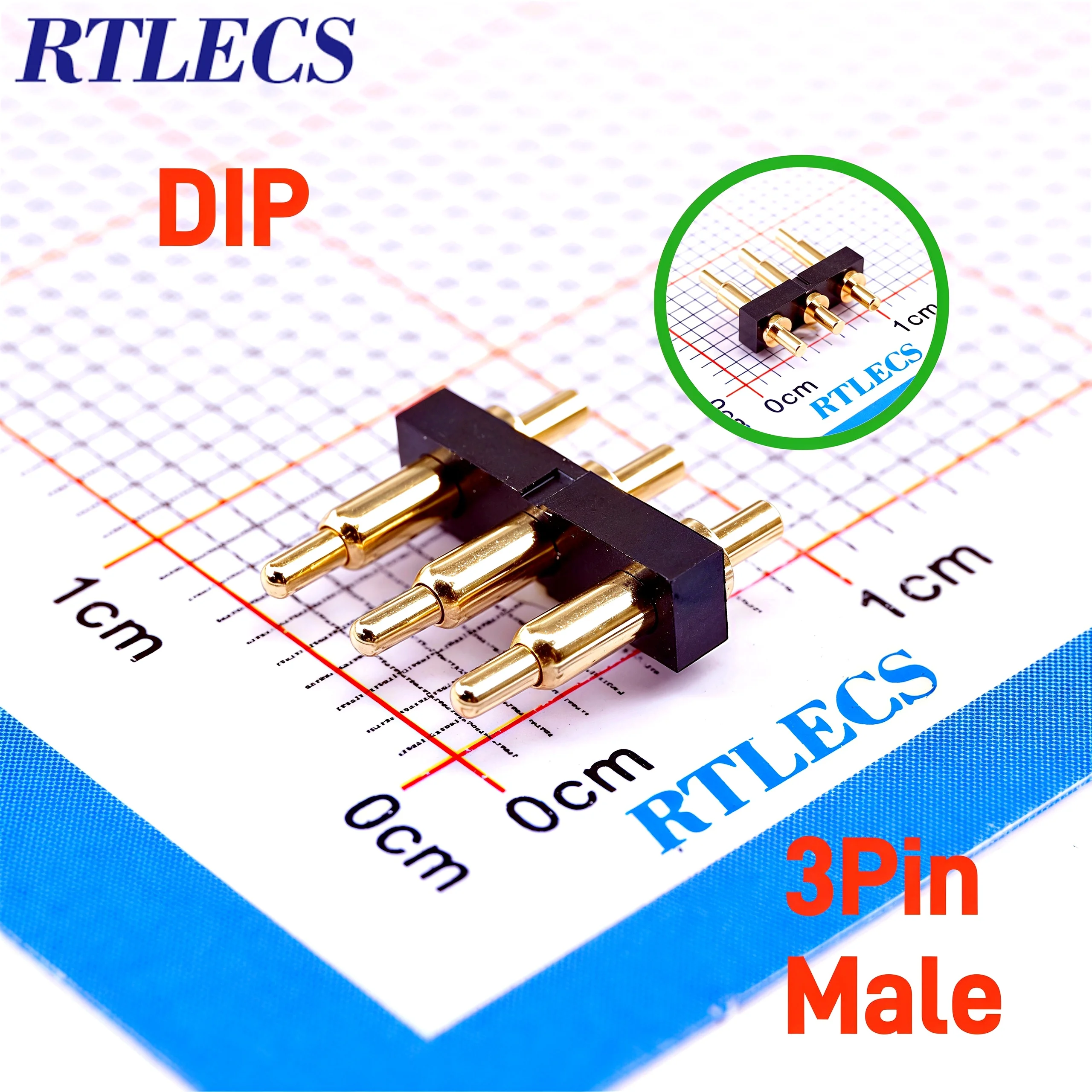 5 Stück Pogo-Pin-Stecker, 3,0 mm Rastermaß, Batteriefeder, Lastkontakt, DIP, SMD, PCB, 4, 5, 6, 7, 8, 9, 10, 11, 12, 14, 18, 20,5 mm Testfeder-Sonde – Detail 4