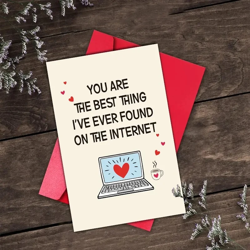 1 pc Happy Birthday Anniversary Card. Gifts For Him Husband Boyfriend Girlfriend Wife Her.