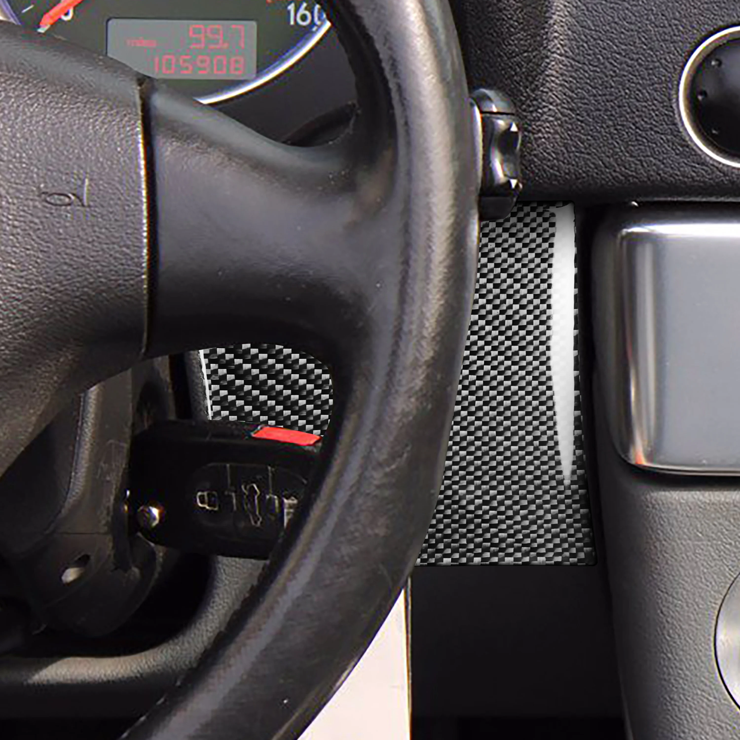 For Audi TT MK1 8N 2001-2006 Carbon Fiber Centre air vents Radio CD shifter panel Car Interior Accessories Decorative Stickers