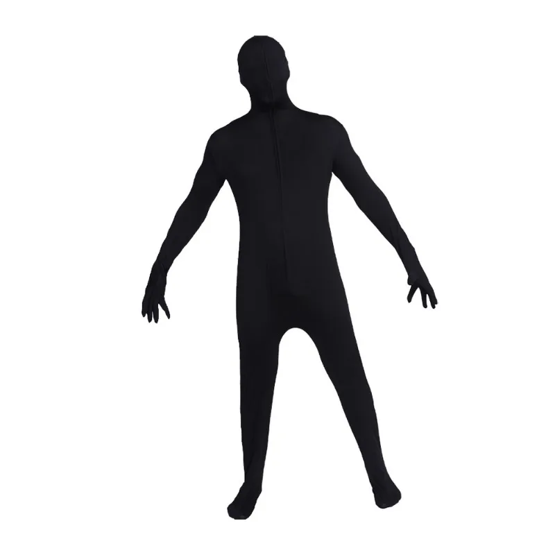 Tuta intera da uomo in Spandex tuta Zentai Costume tuta Ninja Body Skin tuta attillata Cosplay Performance sul palco adulto