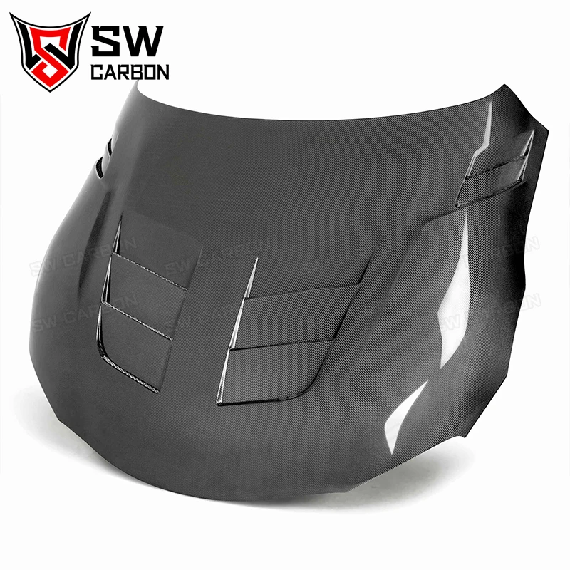 

Передний капот из углеродного волокна для Toyota Supra GR MK5 MKV A90 A91, капот автомобиля, крышка клапана двигателя, автозапчасти