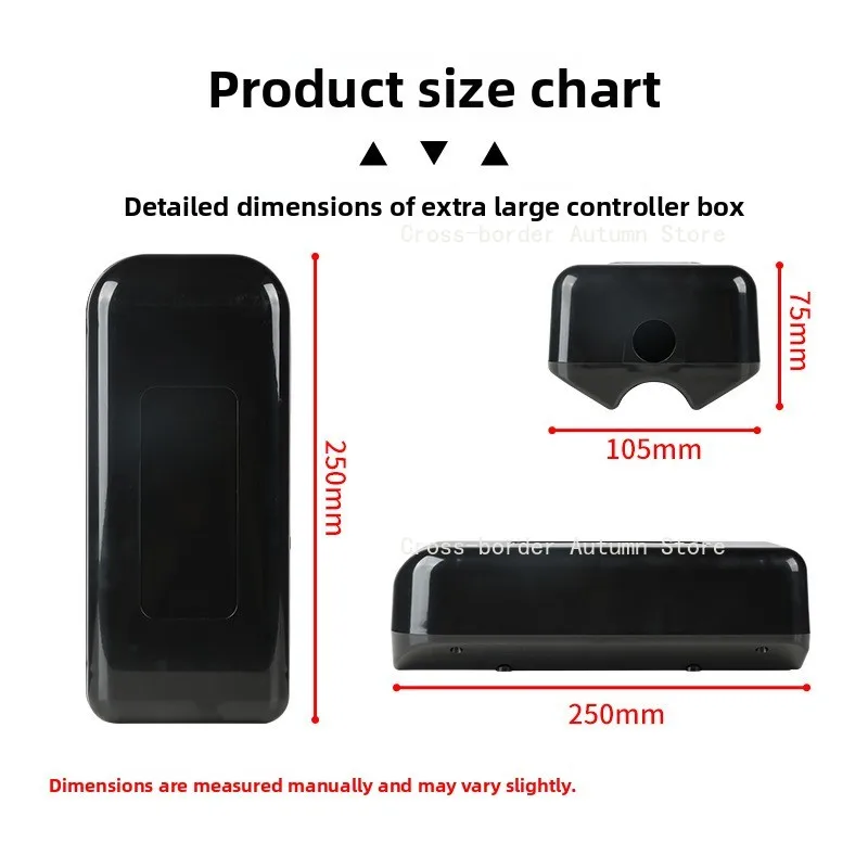 1000W-1500W Controller Housing Box Electric Bicycle Controller Shell for Mountain Bike Modification