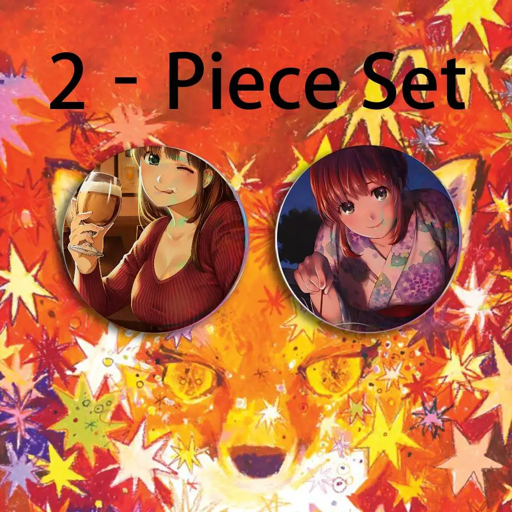 D-Domestic Girlfriend Badges 25 32 44 58 75 mm Round Customizable Wholesale Fan goods Self-made fan freebies