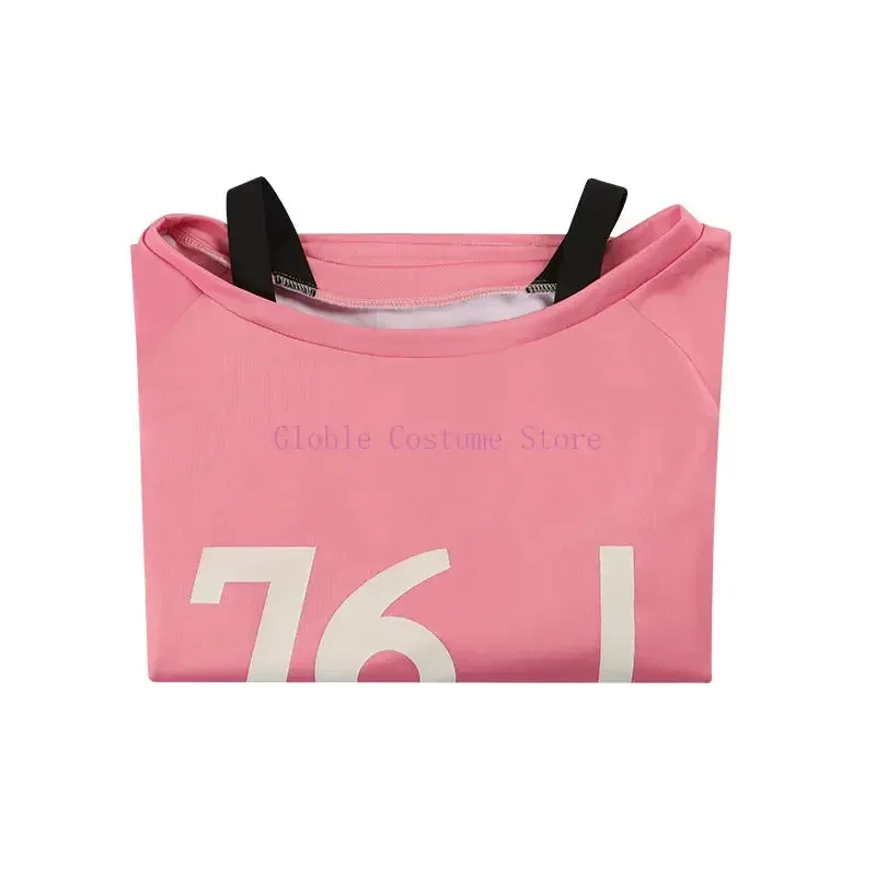 

2025 New Anime Chainsaw Man Wig Cosplay Costume Makima Wigs Props Horns Teeth Power T-Shirt☆★ee☆★