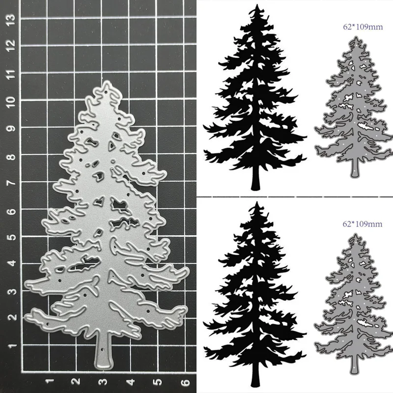 

Craft Dies go Tree Decor Metal Cutting Dies Scrapbooking stamps embossing paper Cards border template punch Stencils DIY