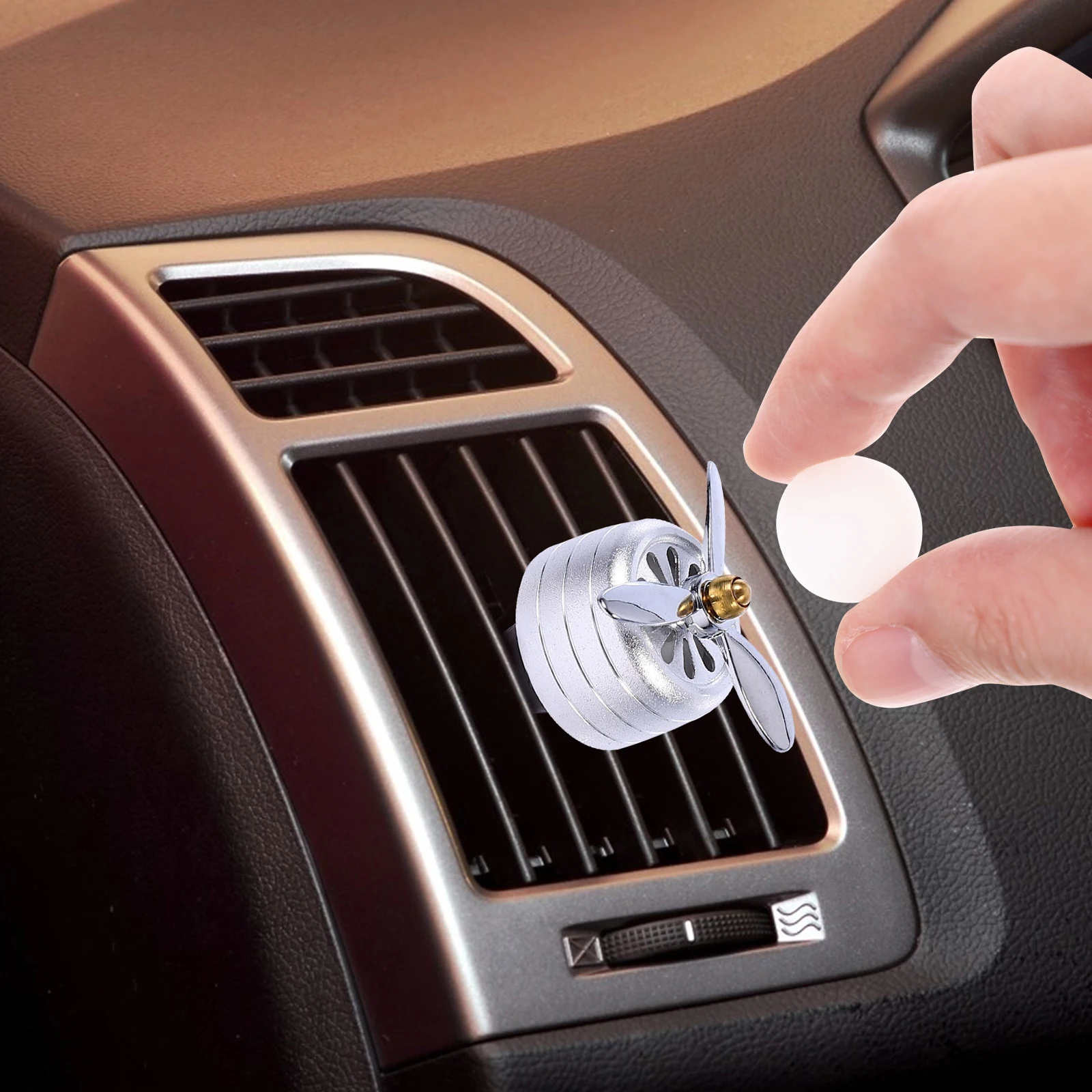 

12Pcs Car Air Freshener Pads Aromatherapy Tablets Replacements Car Accessory Fresh Fragrance Stress Relief Relaxing Driving Use