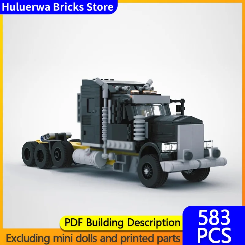 

Модель скоростного гоночного автомобиля MOC, строительные кирпичи W900, сверхмощный грузовик, модульная технология, подарки, праздник, сборка, детские игрушки, костюм