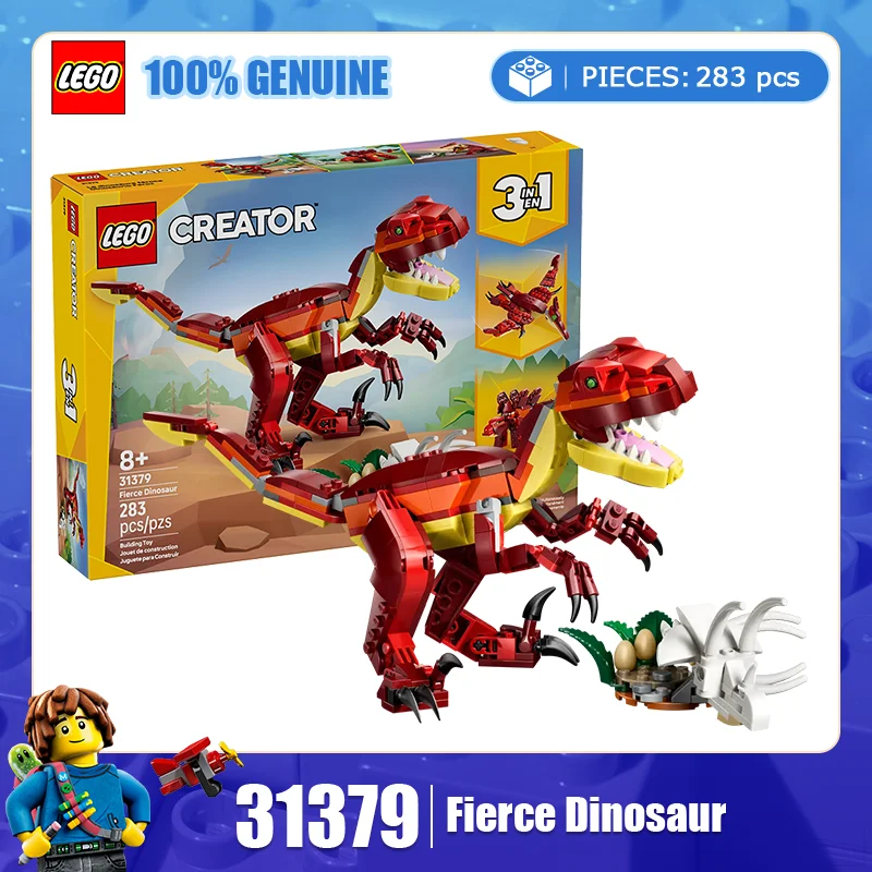 

Конструктор Lego Creative Versatile Series 31379 «Грозный динозавр» для мальчиков и девочек, развивающая игрушка-головоломка, подарок