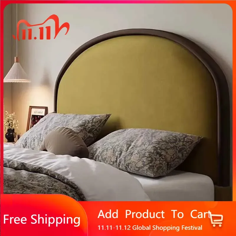 

Storage Waterproof Double Bed Designer Villa White Platform King Size Bed Frame Headboard Luxury Letto Matrimoniale Furniture