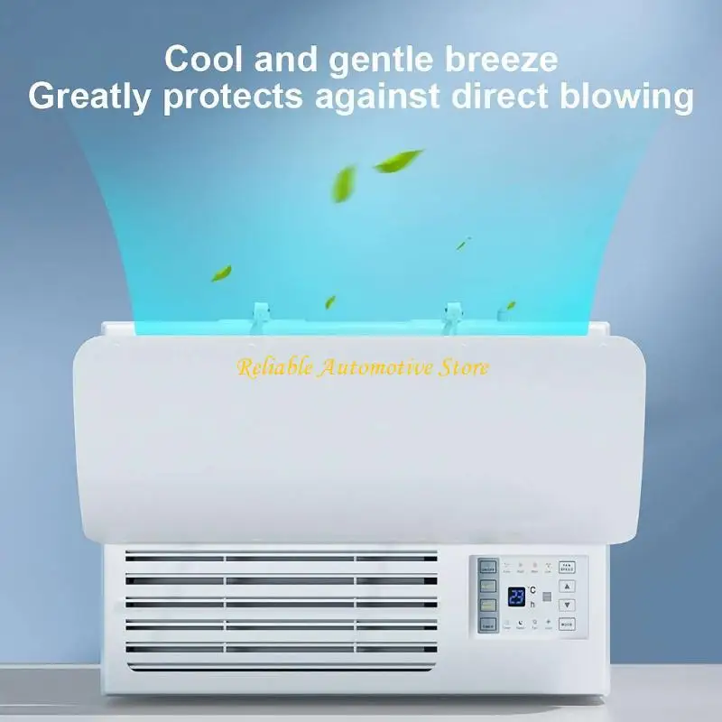 M68B Adjustable Cooling Unit Vent Guard Quick Clip Assembly Wind Director for Home