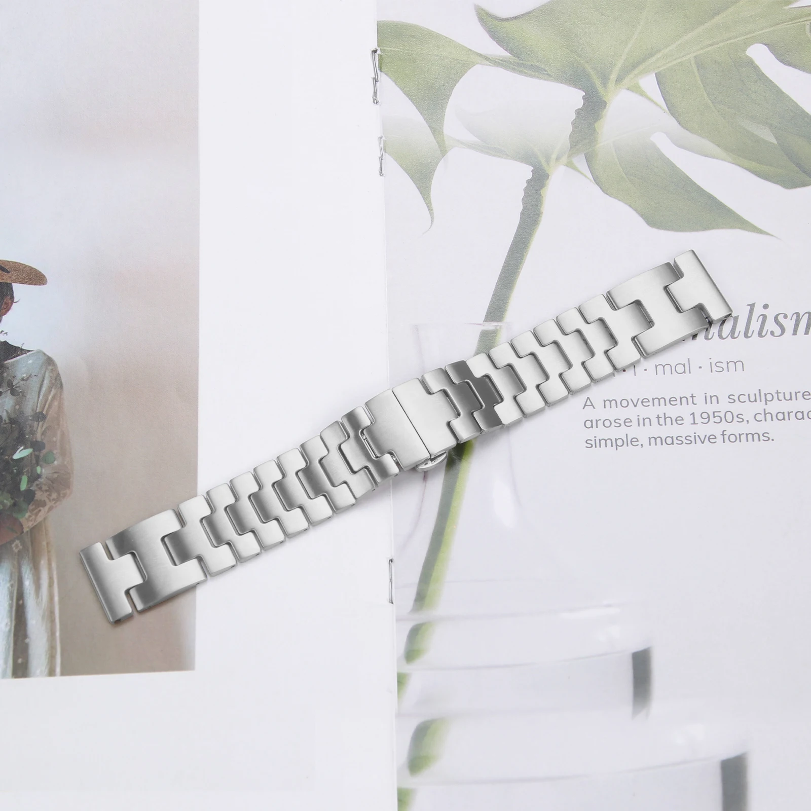 สายสแตนเลสสําหรับ Fitbit Versa Lite ผู้หญิงผู้ชายนาฬิกาสร้อยข้อมือสายรัดข้อมือ Fitbit Versa 2 สร้อยข้อมืออุปกรณ์เสริม