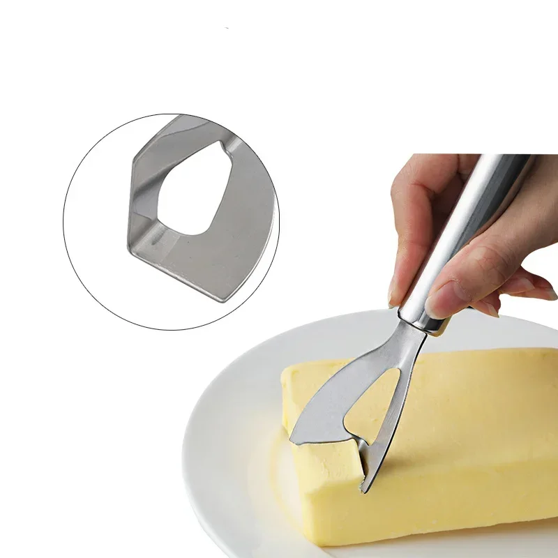1/2/3Pcs Household Use Kitchen Stainless Steel Cake Cheese Knife Butter Cutter Shovel Cheese Tool Cream Spreader Easy To Cutter