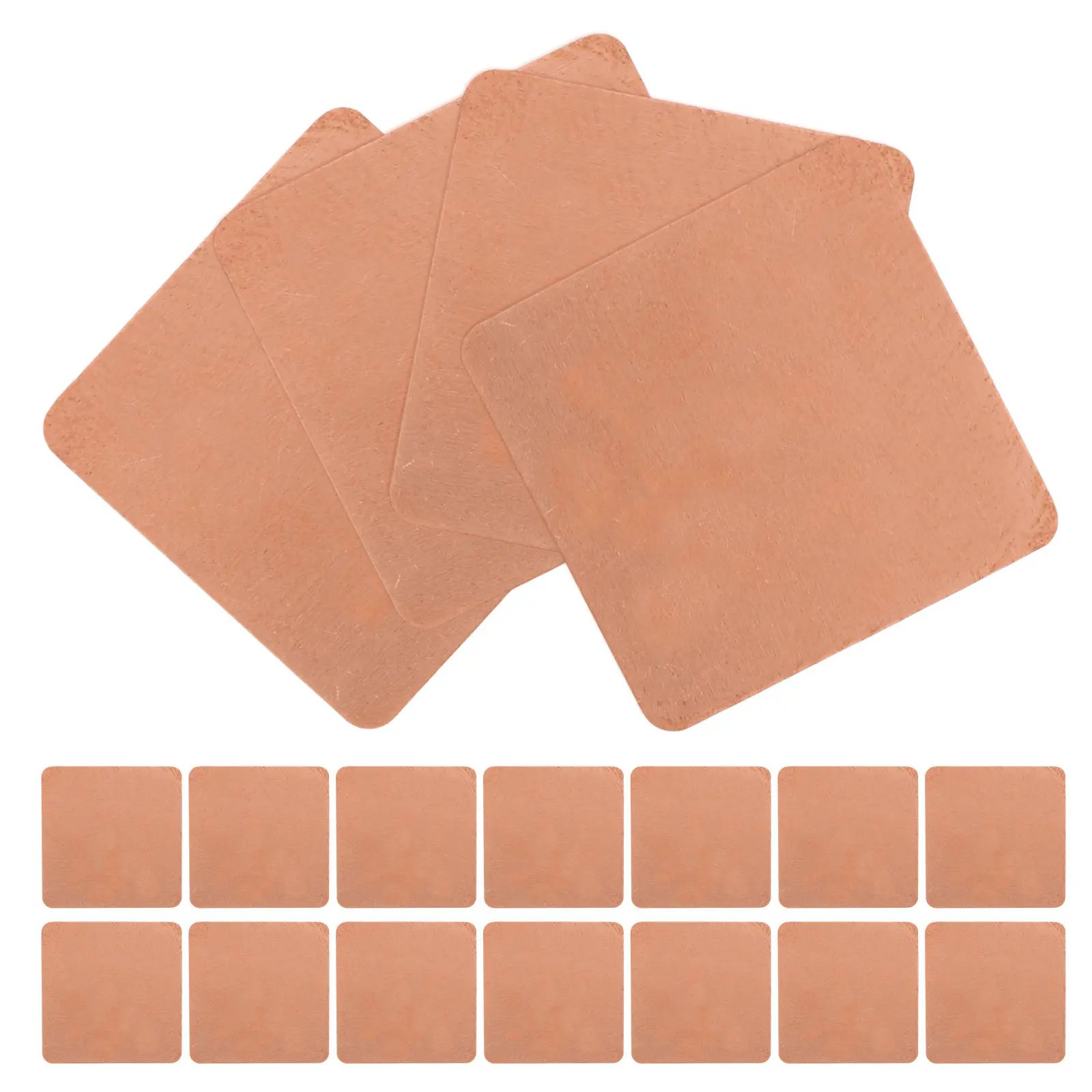 

20Pcs Ultra-Thin Copper Heat Dissipation Sheets for Mobile Phones Computers Graphics Cards Efficient Thermal Conductive DIY