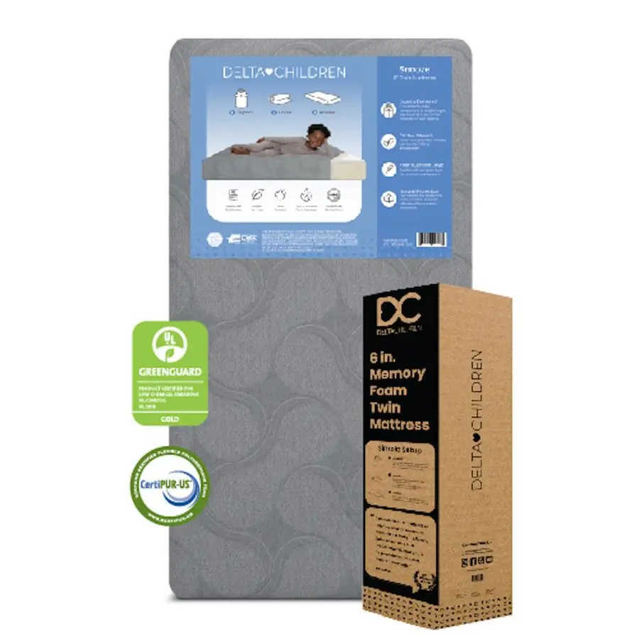 Snooze 6 inch Memory Foam Matras, Twin