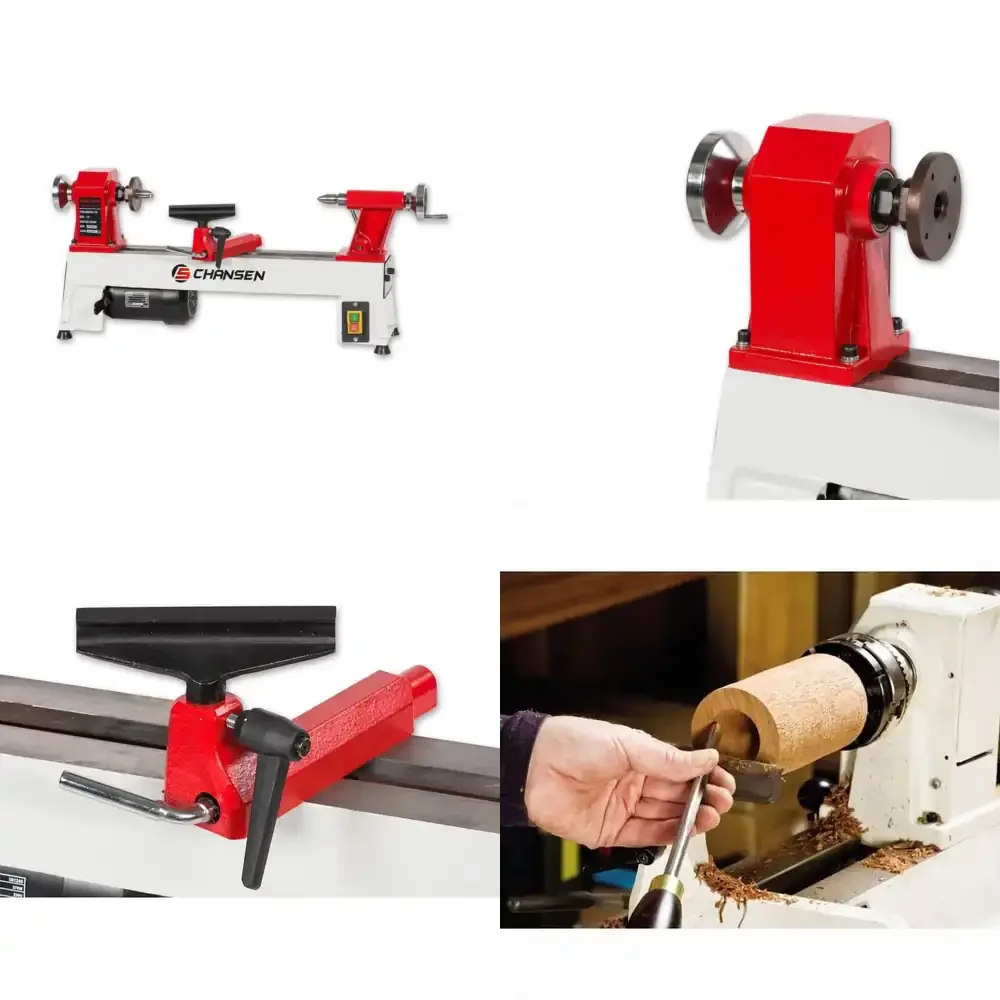 

Item 1218 12 x 18 Inch Mini Wood Turning Lathe with 550W Motor Dual Voltage 110V 220V