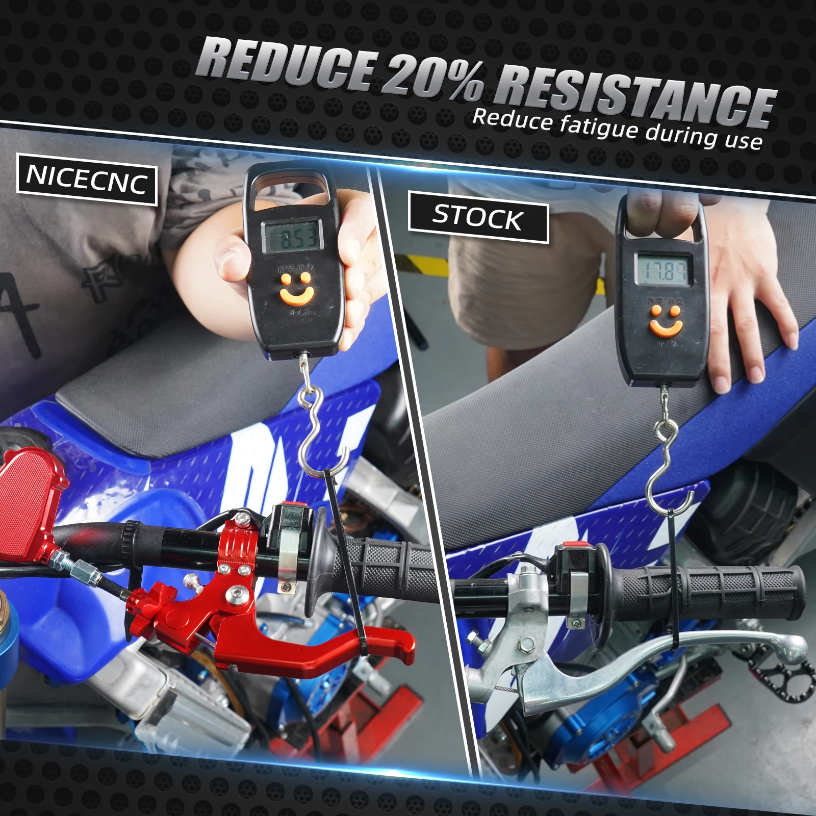 NICECNC لهوندا CR 80R 85R 125R 250R CRF 250 450 R X CRF150F CRF250 رالي قصير حيلة مخلب رافعة سهلة سحب كابل نظام عدة #3