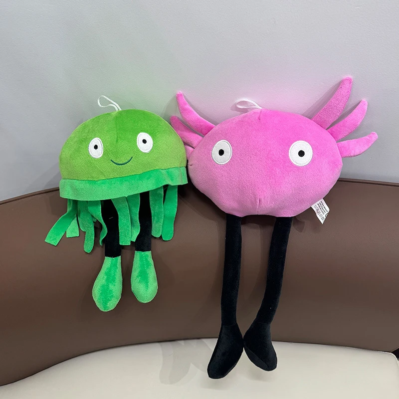 New KinitoPet Plush Anime Plush Toy Horror Games Toys Kawaii Kinito Axolotl Plush Doll Room Decor Soft Stuffed Animal Xmas Gifts