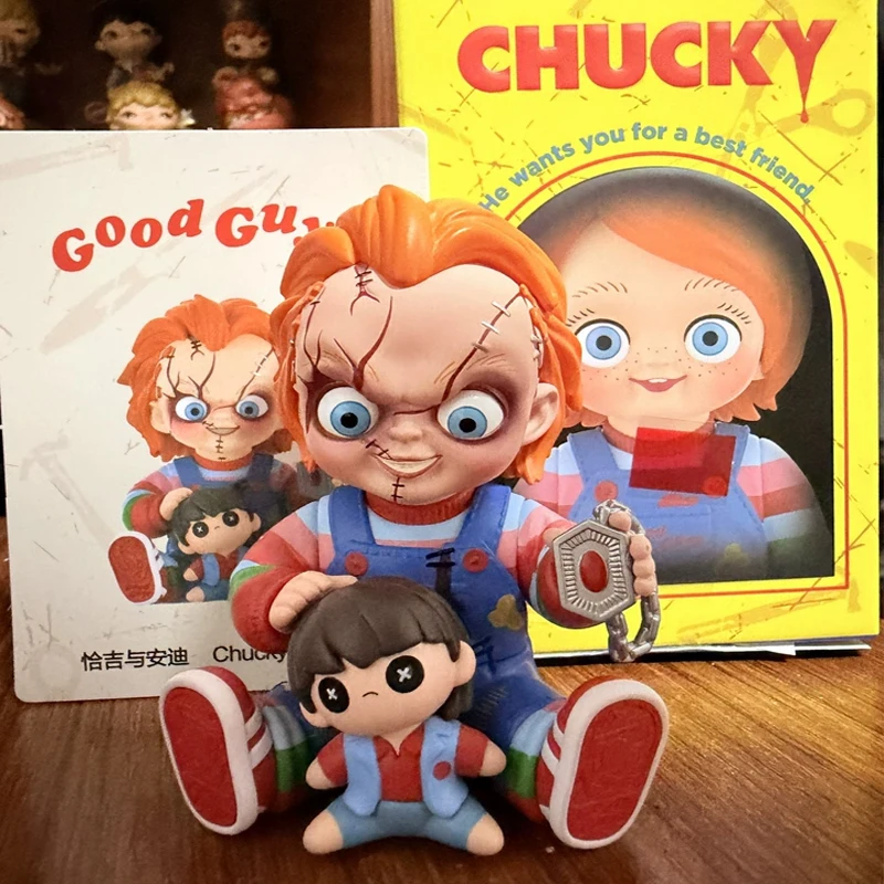 ポップマート ハロウィン チャッキー フランチャイズ シリーズ ブラインドボックス アニメ フィギュア トレンド プレイ サプライズボックス コレクション おもちゃ チャッキー ボーイズ クリスマスギフト
