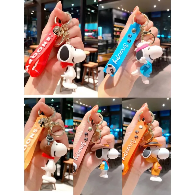 

Snoopy Charlie Brown Keychain Anime Figures Cute Keychain Toy Anime Merchandise Decoration Children Birthday Gift Christmas Gift