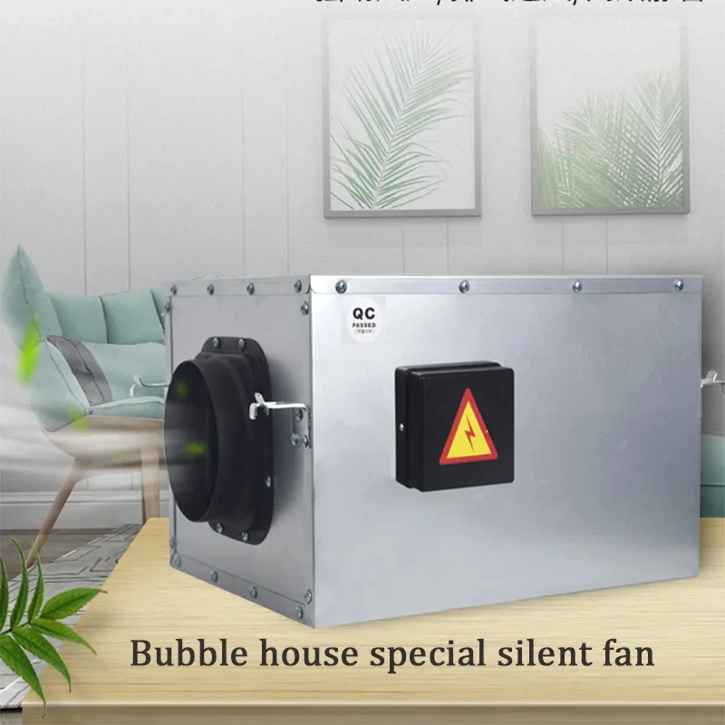 Bubble House Hotel Tent Special Silent Hair Dryer, Air Duct Machine, Low Noise Fan, Exhaust Extraction