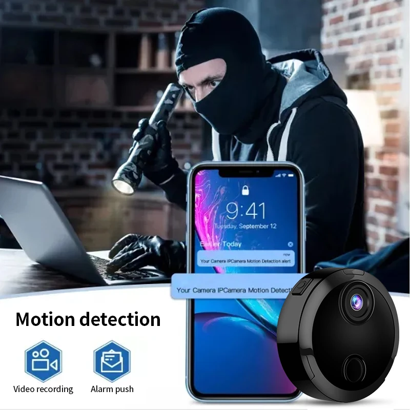 Mini 1080P HD WiFi Camera Wireless Surveillance Night Vision Remote Smart Home Video Recorder for Indoor Outdoor Security 2026 image 6
