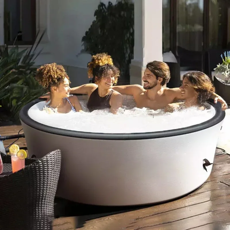 

Family Party Hot Tub for Home DWF Portable bath tub Spa 4 person Outdoor spa tubs