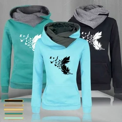 Hoodie Fashion Printing Women's Casual Pullover Hoodies Winter Autumn Sweatshirt Teenager Hoodie