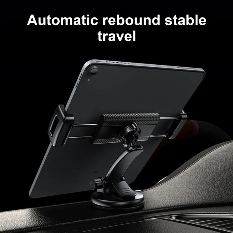 Suporte para tablet para painel carro, montagem para para-brisa caminhão, ventosa, suporte para carro com braçadeira para