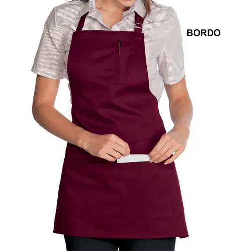 Medusa Forma Pendant Master Chef-Barista-Cook-Barber-Tattoo-Waiter Claret Apron