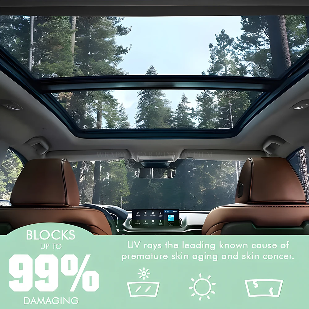 Automotive Color Change Film Car Window Vinyl Wrap UV Protection Heat Rejection High Gloss Finish